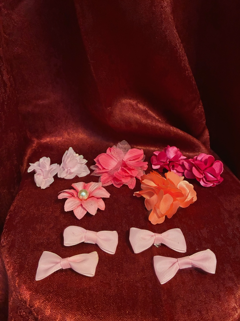 Pink Hair Accessory Lot